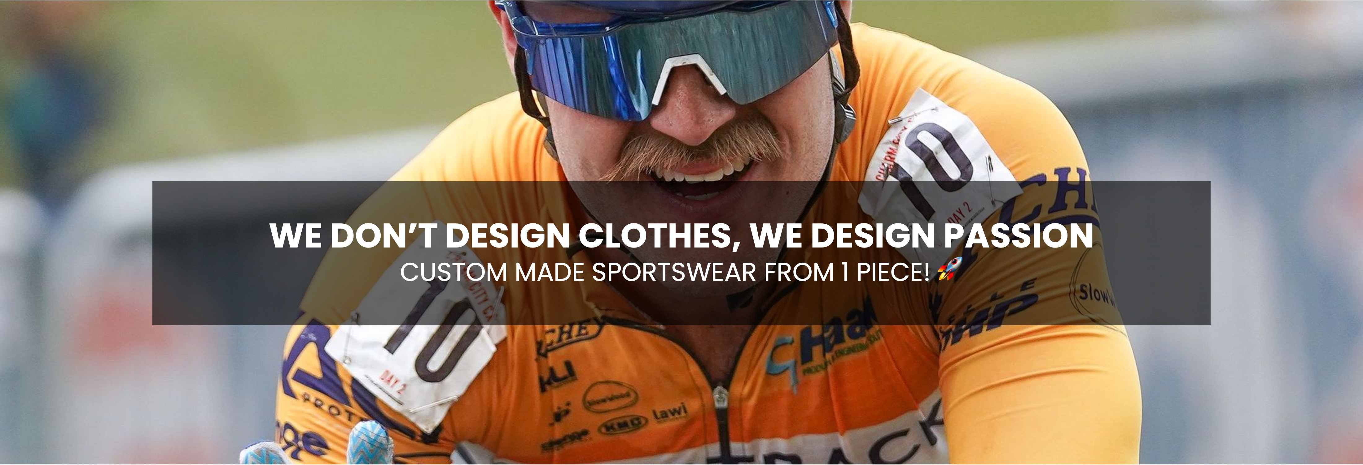 Custom made sportswear from 1 piece! ✅